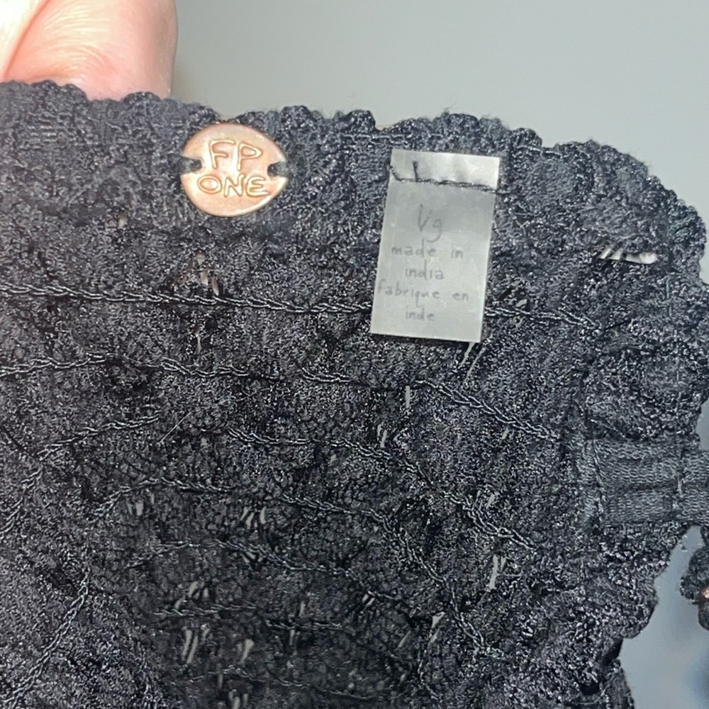 Free People Black Mini Dress - Picture 2 of 7